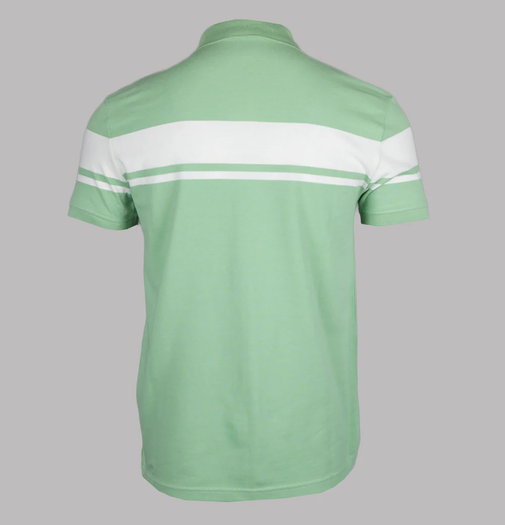 Sergio Tacchini Young Line Polo Shirt Quiet Green/Gardenia - Image 2