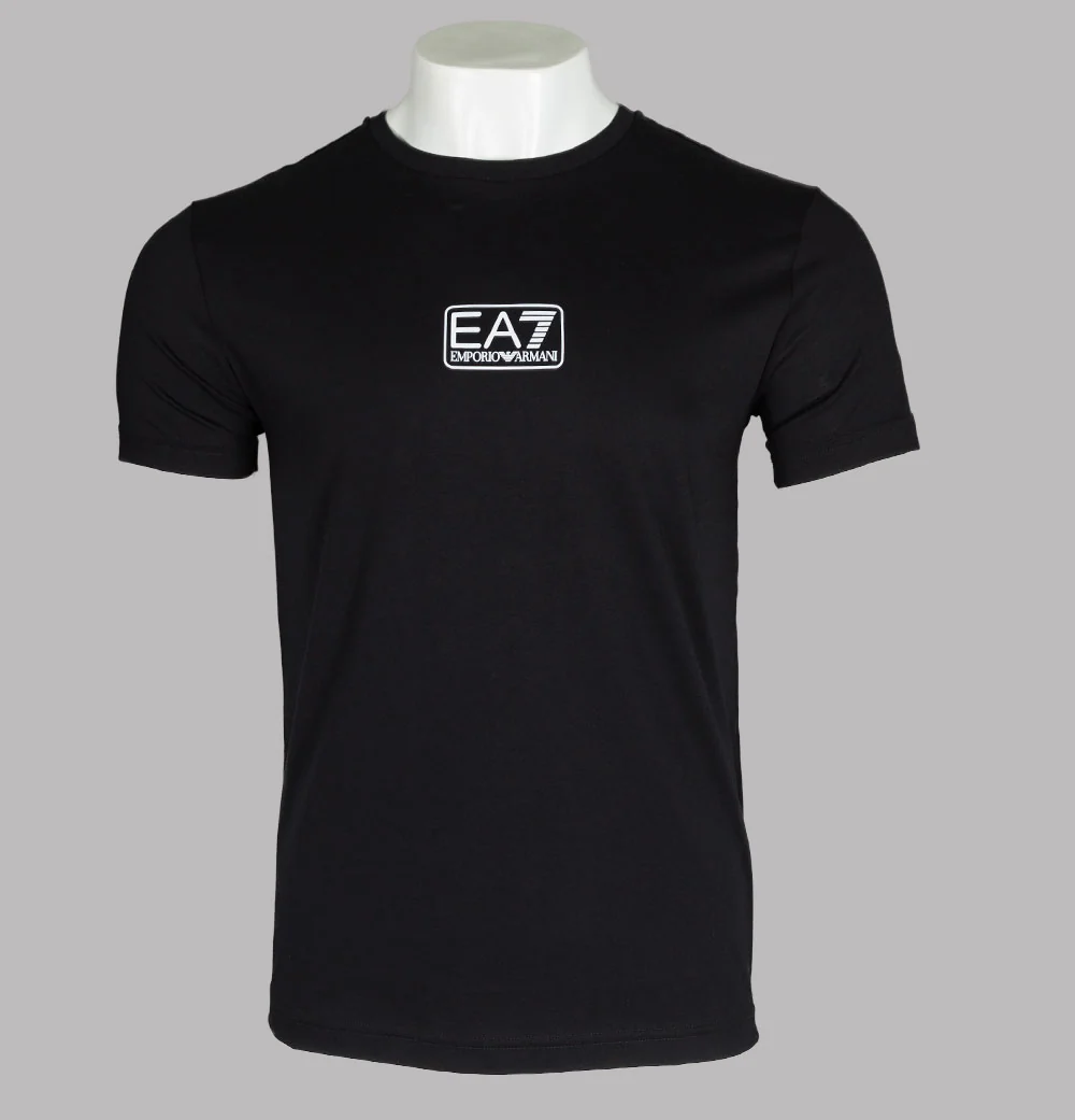 EA7 Small Chest Logo T-Shirt Black
