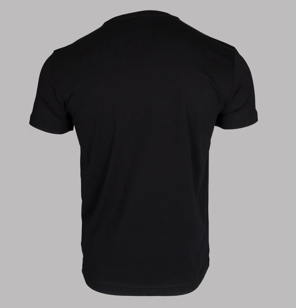 EA7 Small Chest Logo T-Shirt Black - Image 2