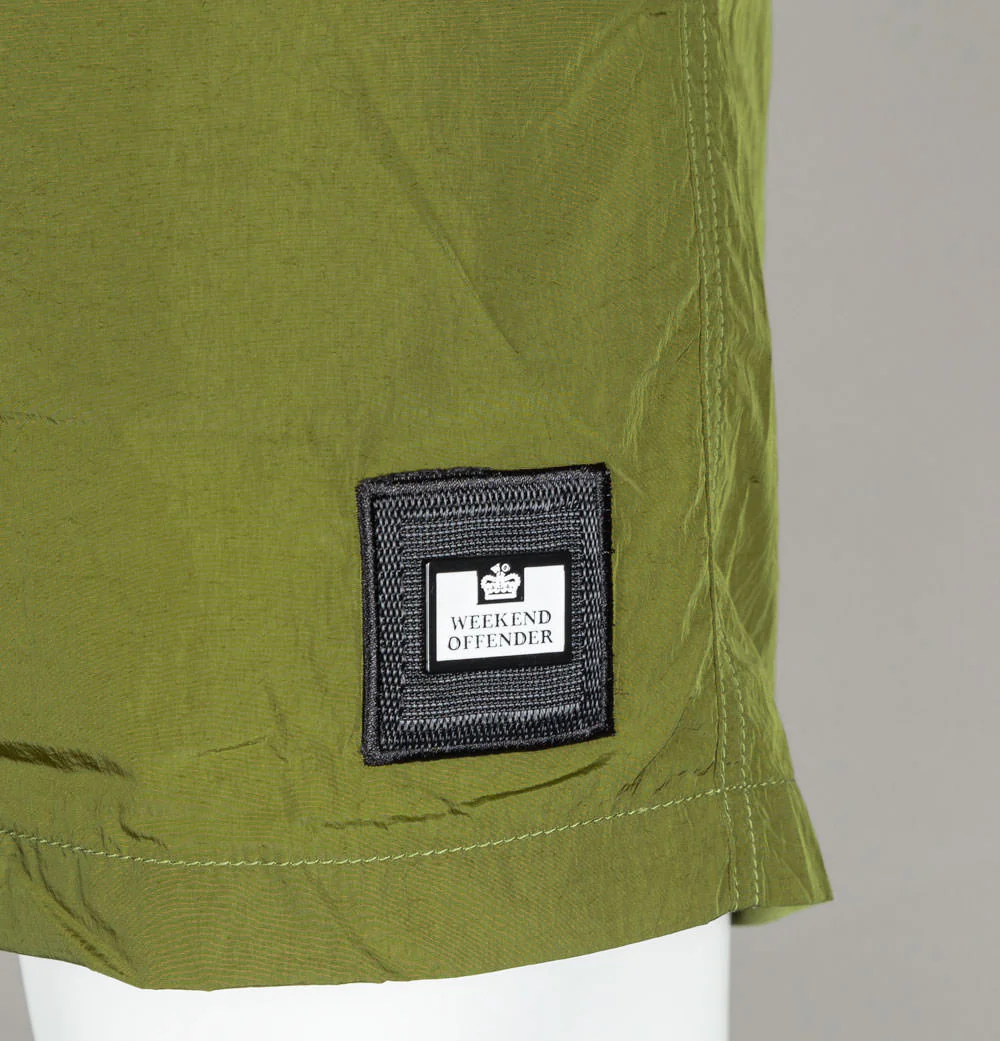 Weekend Offender Stacks Swim Shorts Green - Image 3