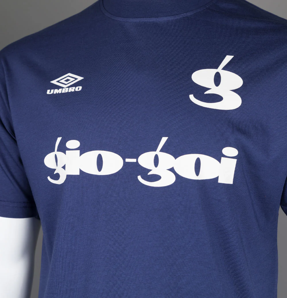 Umbro X GioGoi Logo T-Shirt Patriot Blue - Image 4
