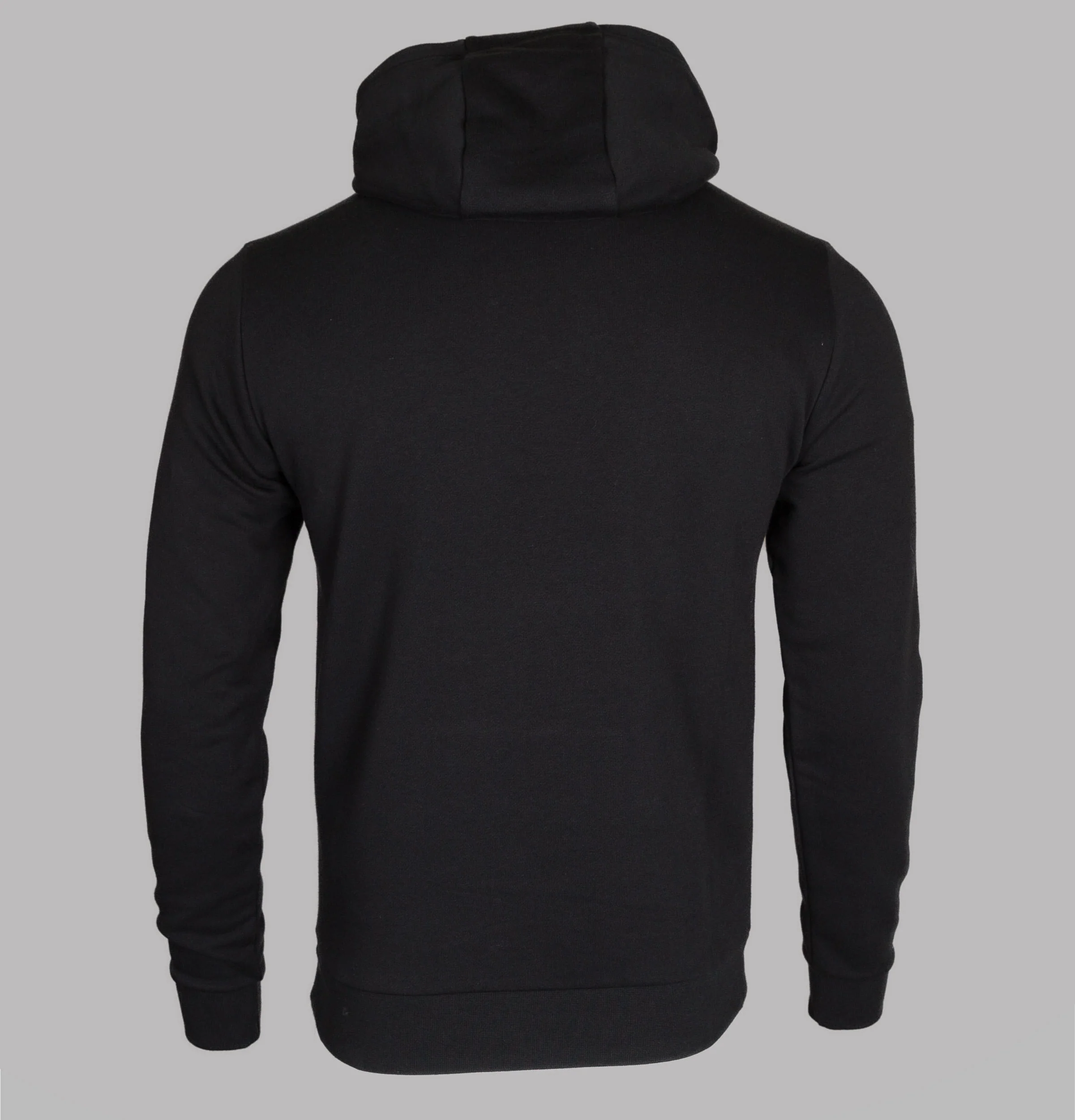 EA7 Visibility Logo Hooded Sweatshirt Black - Image 2