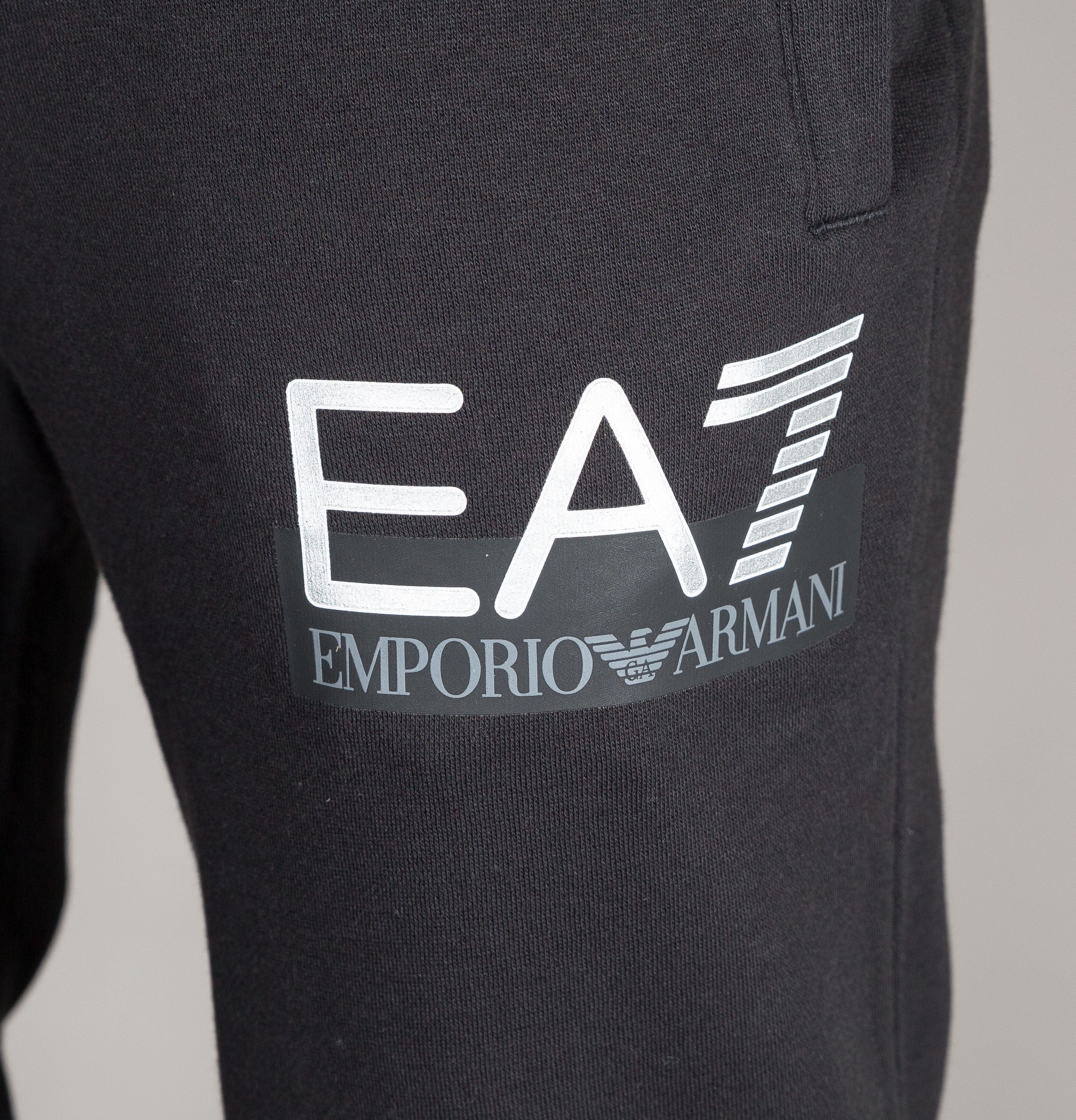 EA7 Visibility Logo Joggers Black - Image 4