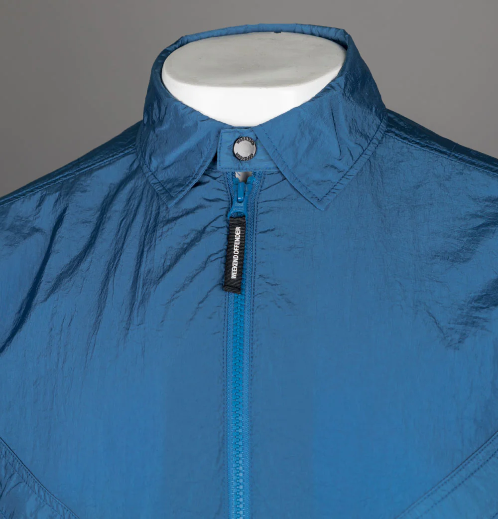 Weekend Offender Arrow Highway Overshirt Deep Blue - Image 3