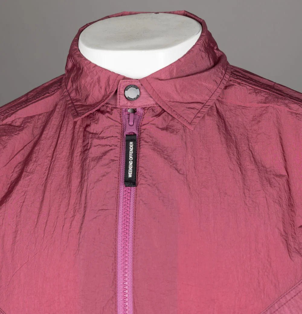 Weekend Offender Arrow Highway Overshirt Rhubarb - Image 3