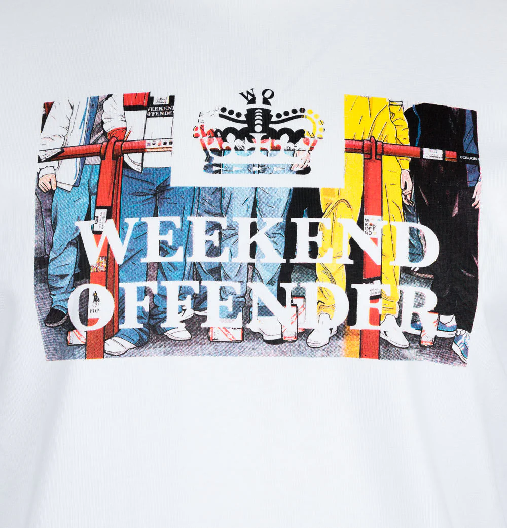 Weekend Offender Bissel T-Shirt White - Image 3