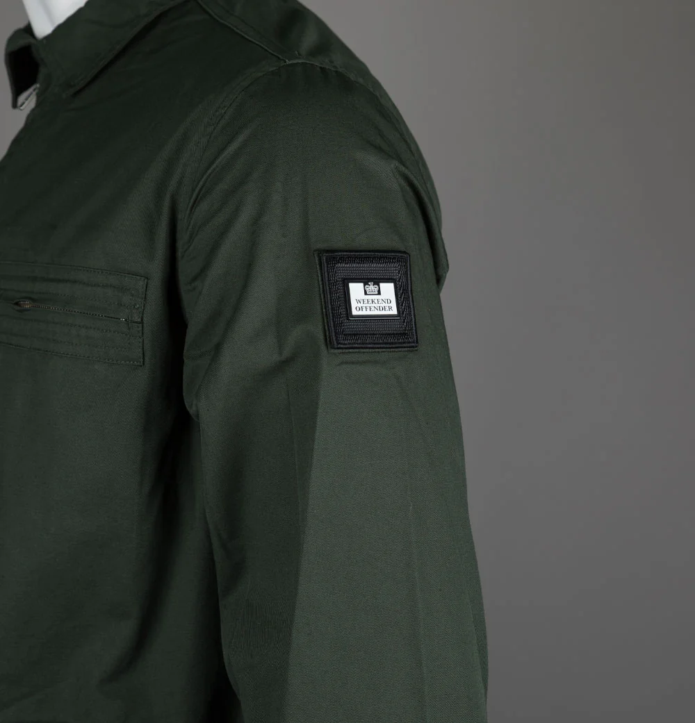 Weekend Offender Caleb Overshirt Black Forest - Image 4