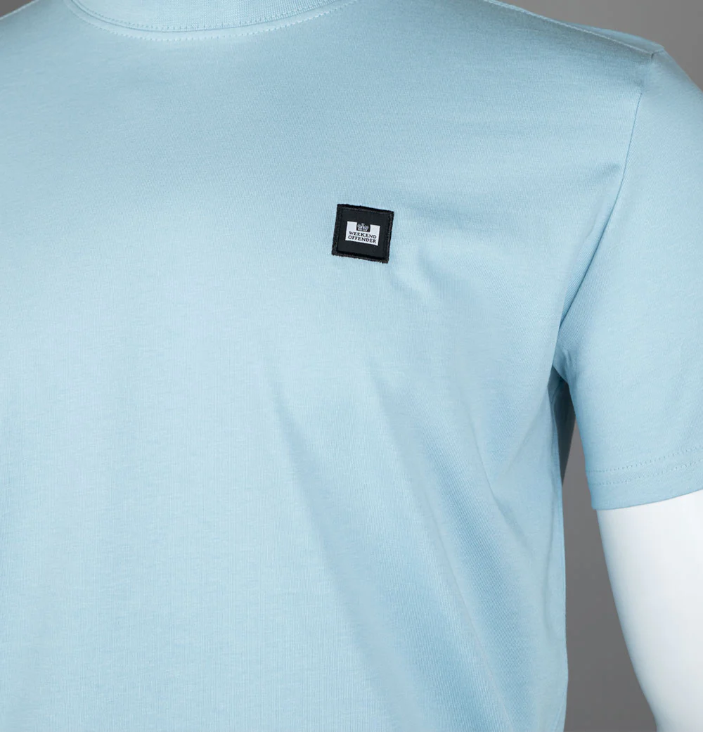 Weekend Offender Cannon Beach T-Shirt Artic Blue - Image 3