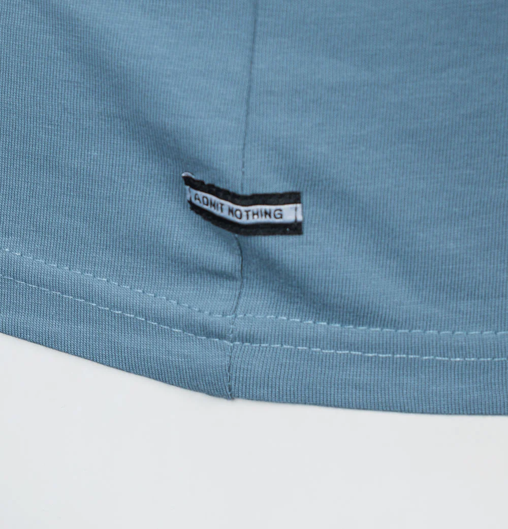 Weekend Offender Cannon Beach T-Shirt Slate Blue - Image 4