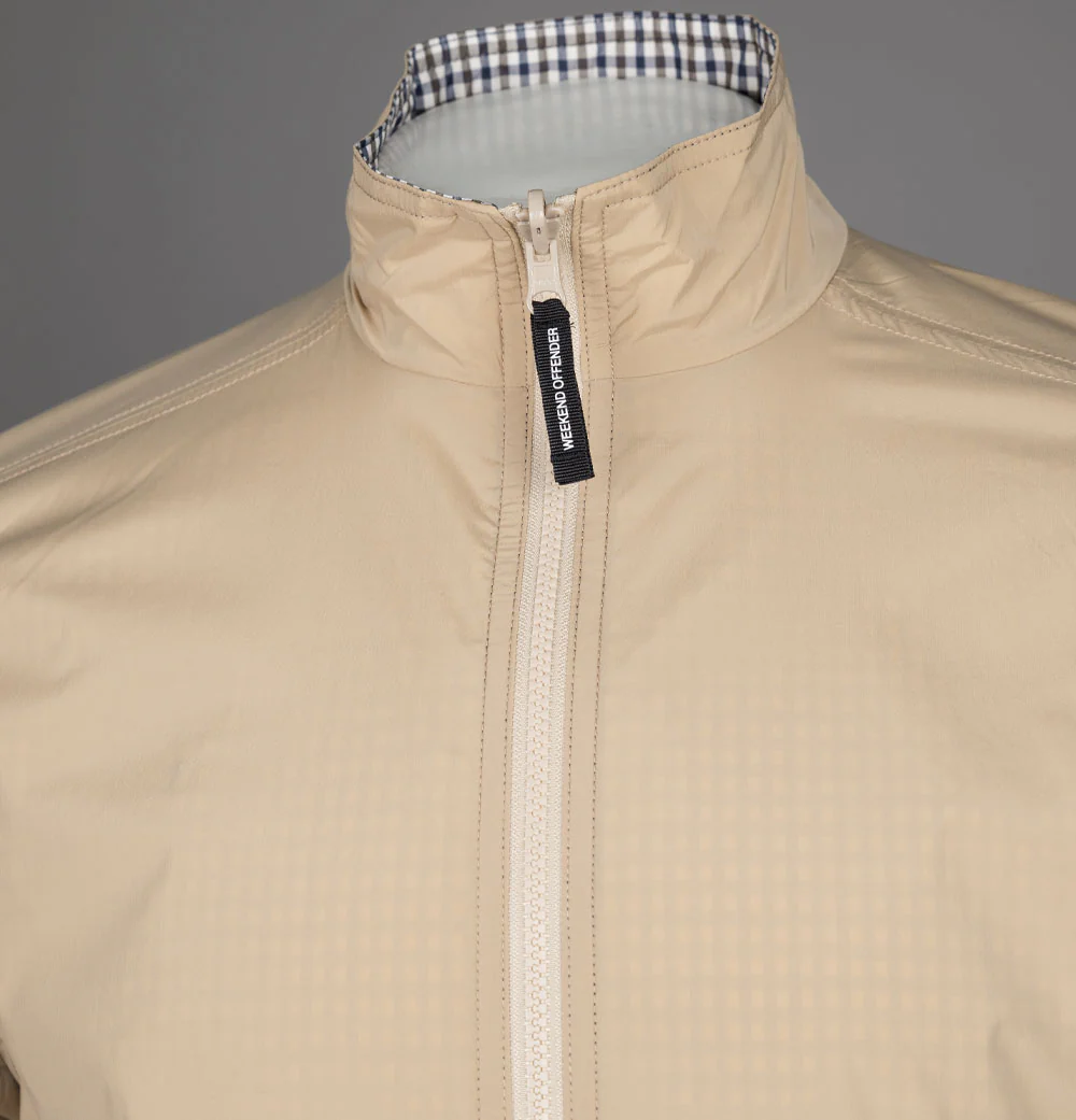 Weekend Offender Capricious Reversible Bomber Jacket Sandcastle - Image 7