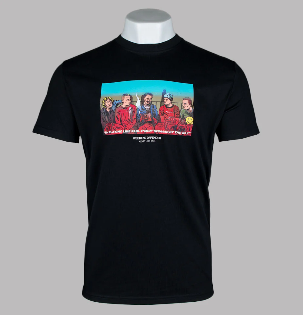 Weekend Offender Crosslands Graphic T-Shirt Black