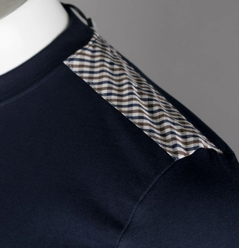 Weekend Offender Diaz T-Shirt Navy - Image 4
