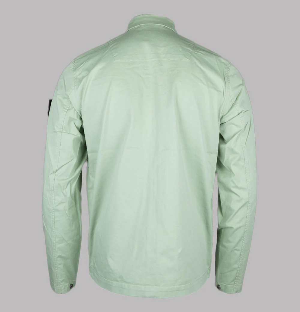 Weekend Offender Formella Overshirt Pale Moss Green - Image 2