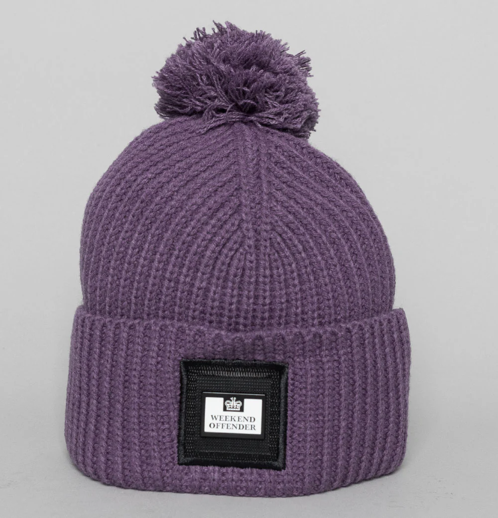 Weekend Offender Georgetown Beanie Dark Grape