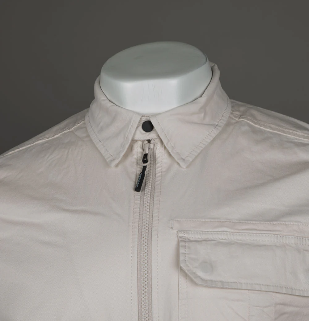 Weekend Offender Graniteville Utility Overshirt Alabaster - Image 3