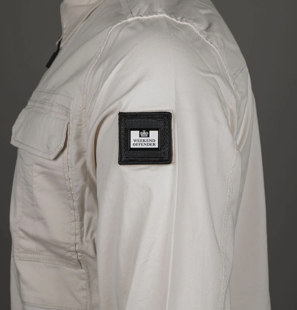 Weekend Offender Graniteville Utility Overshirt Alabaster - Image 5
