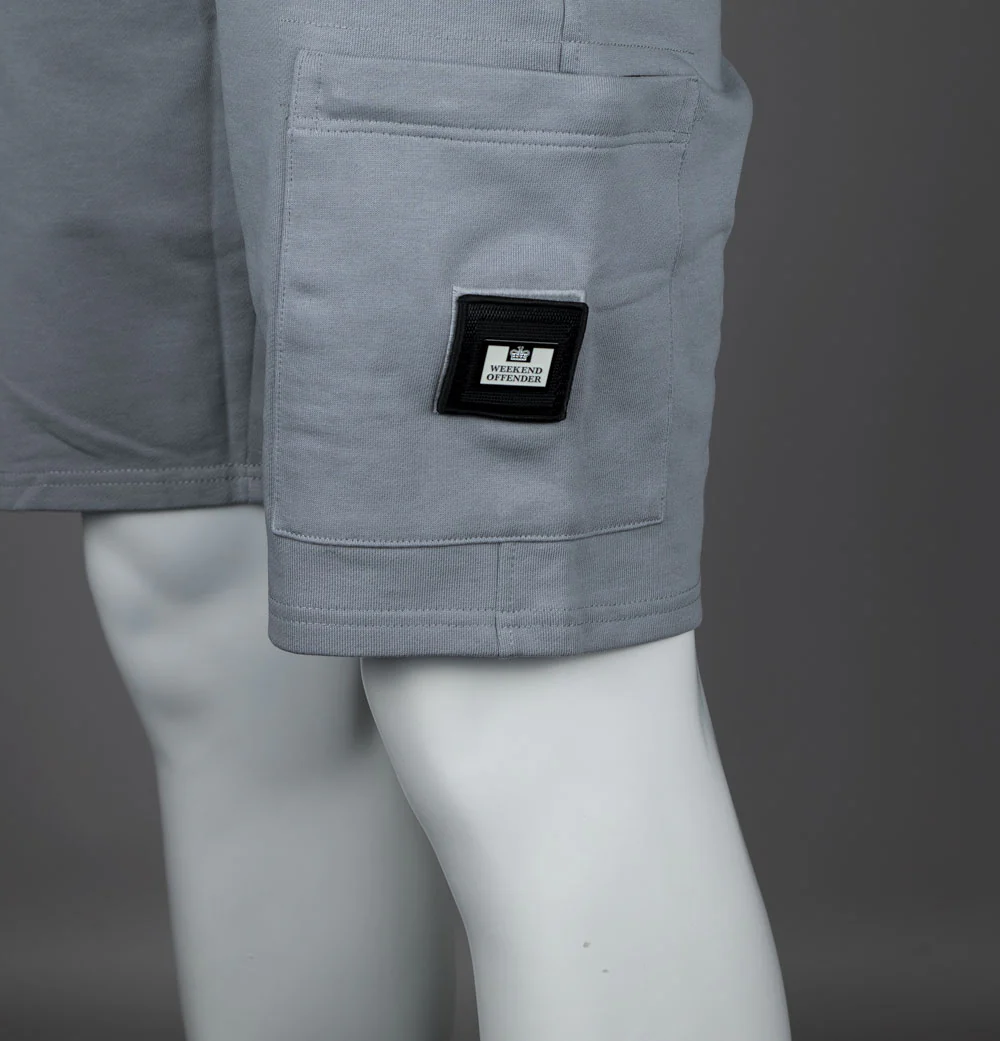Weekend Offender Hawkins Shorts Smokey Grey - Image 5