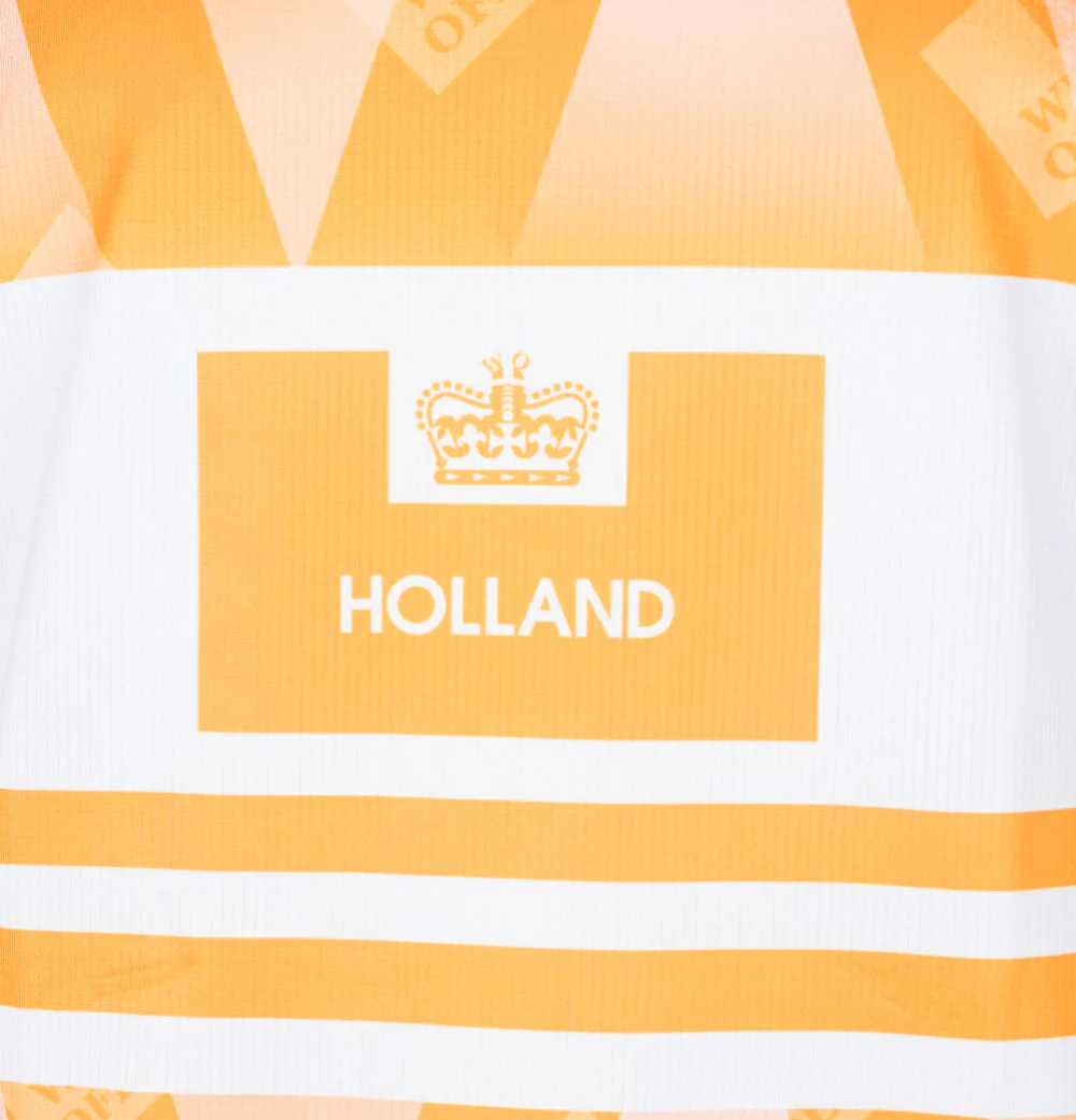 Weekend Offender Holland Football Shirt Orange - Image 4