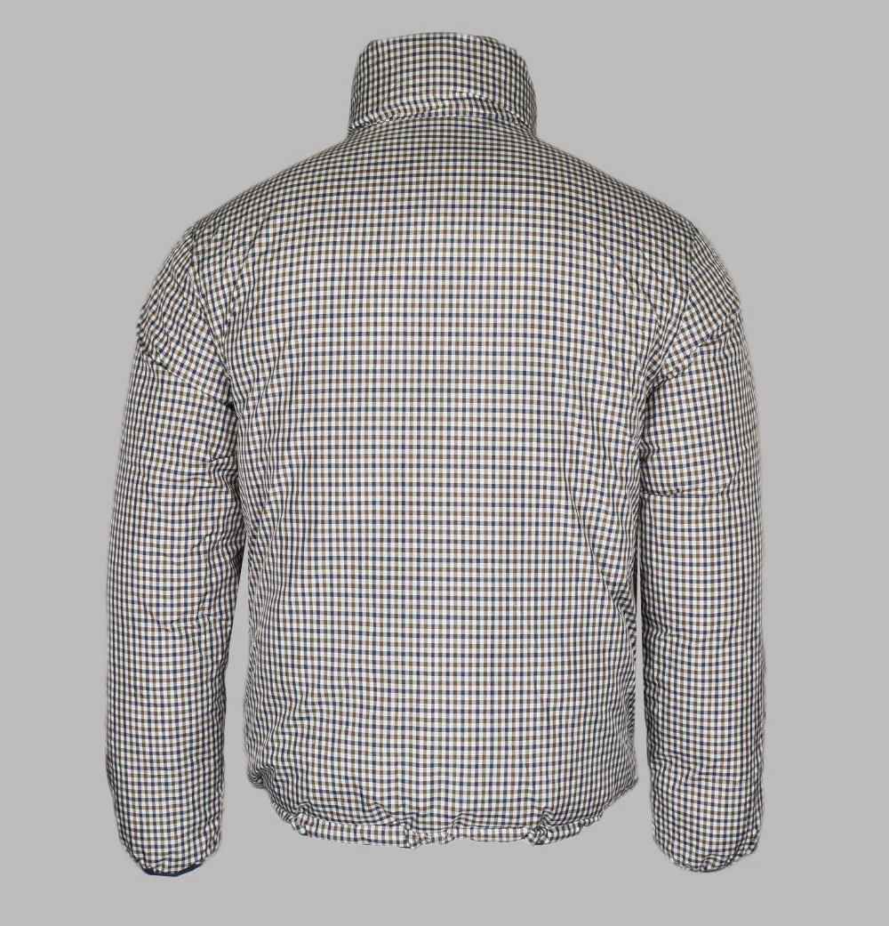 Weekend Offender Holloway Reversible Puffa Jacket Navy - Image 3