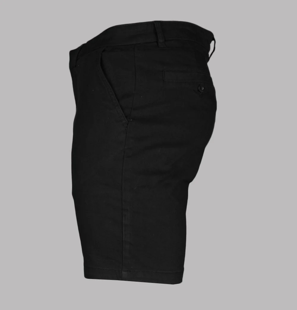 Weekend Offender Ivan Chino Shorts Black - Image 3