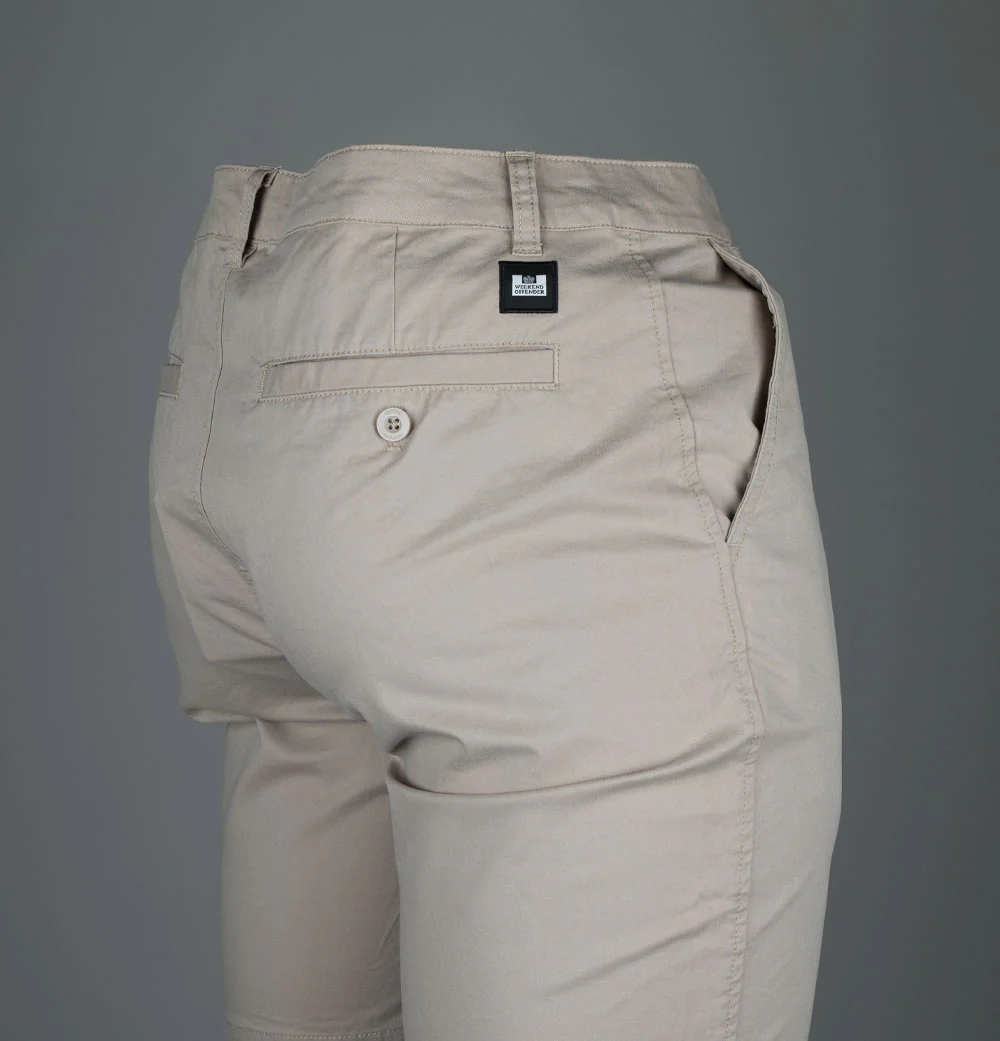 Weekend Offender Ivan Chino Shorts Stone - Image 4