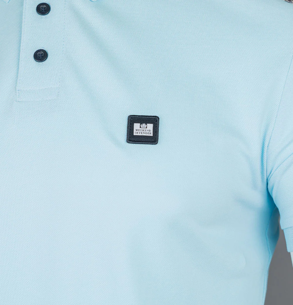 Weekend Offender Jacobs Polo Shirt Mineral - Image 4