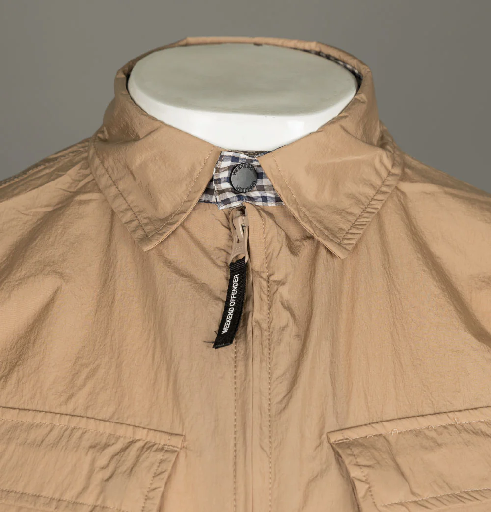 Weekend Offender Juniper Hills Overshirt Sandcastle - Image 3