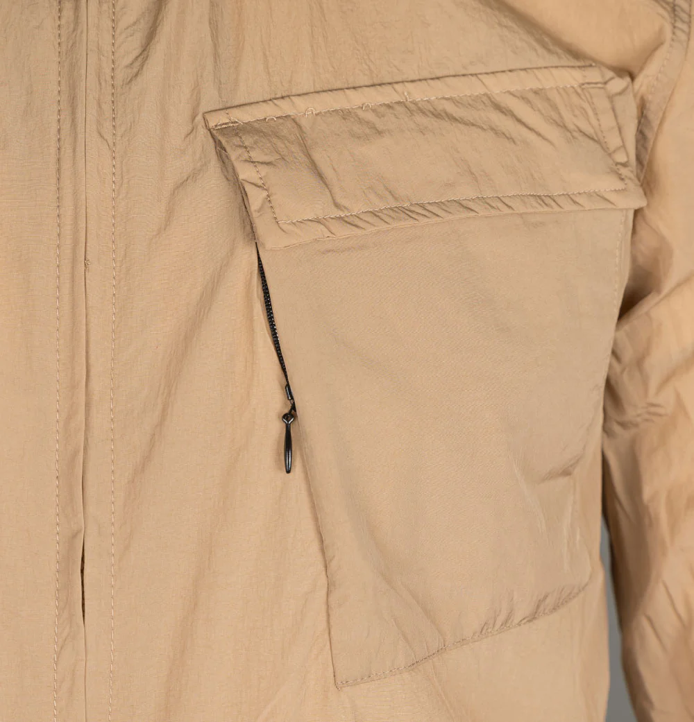 Weekend Offender Juniper Hills Overshirt Sandcastle - Image 4