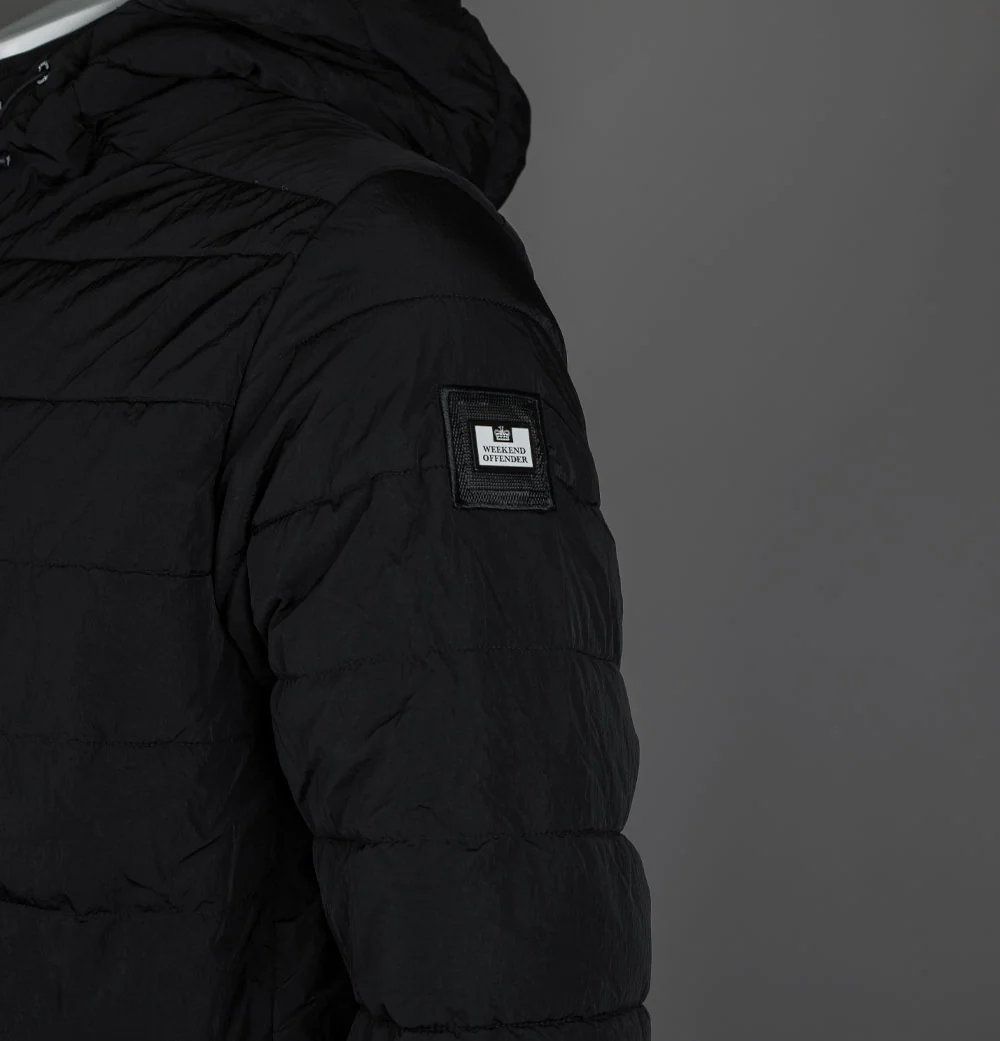 Weekend Offender La Guardia Padded Jacket Black - Image 5