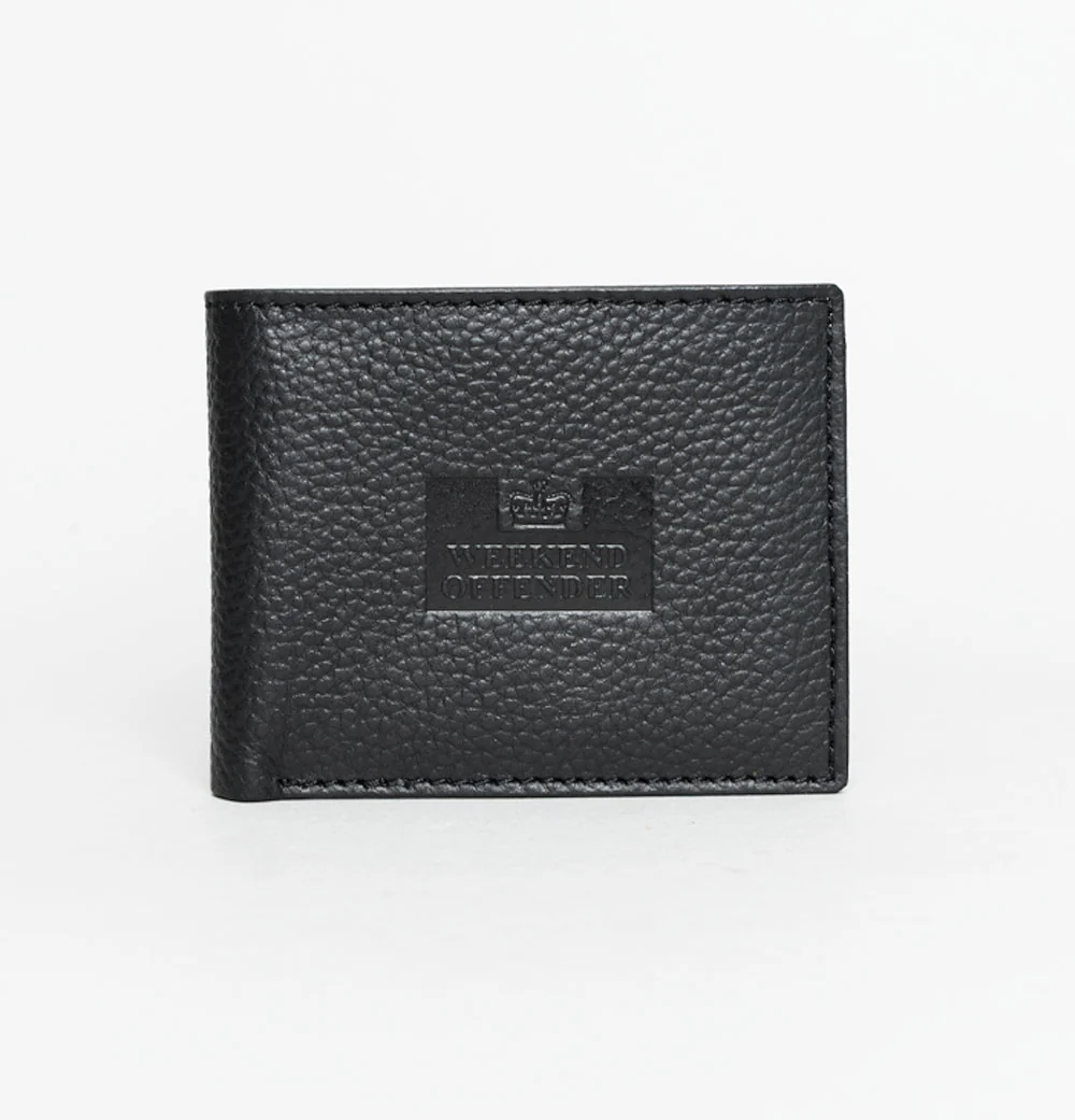 Weekend Offender Leather Billfold Wallet Black - Image 2