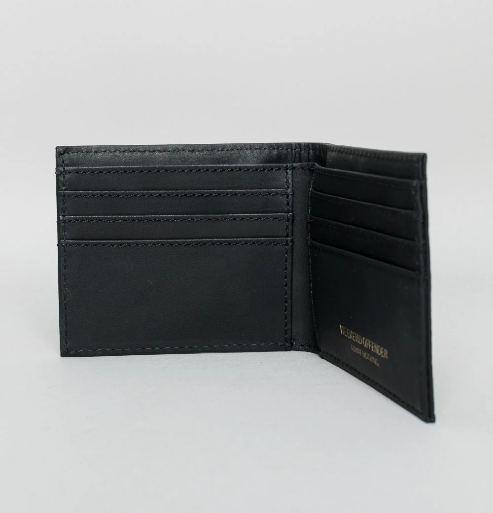 Weekend Offender Leather Wallet Black - Image 4