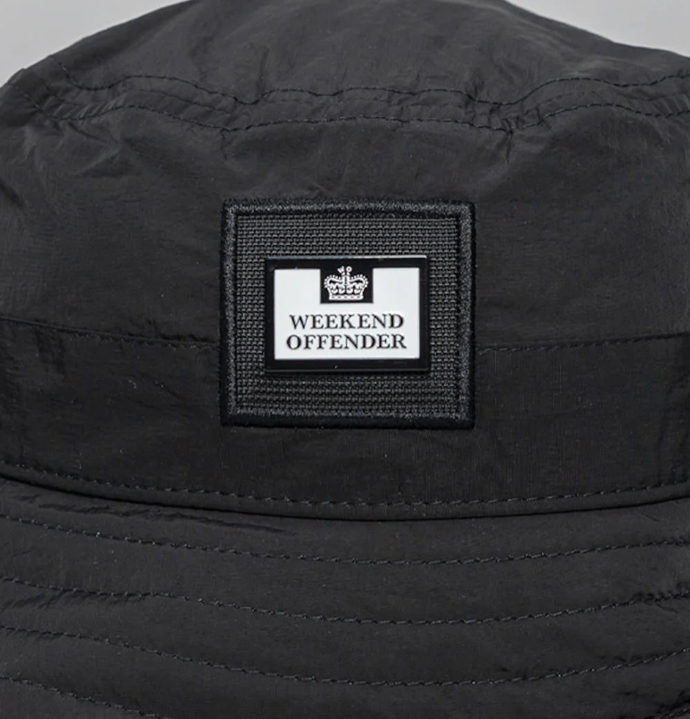 Weekend Offender Long Beach Bucket Hat Black - Image 3