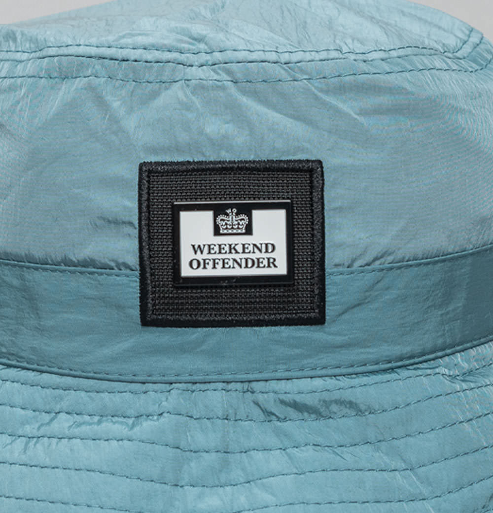 Weekend Offender Long Beach Bucket Hat Slate Blue - Image 3