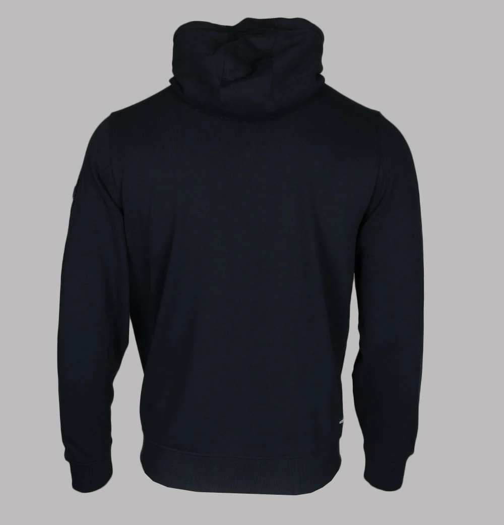 Weekend Offender Miocic Full Zip Hooded Sweat Navy - Image 2