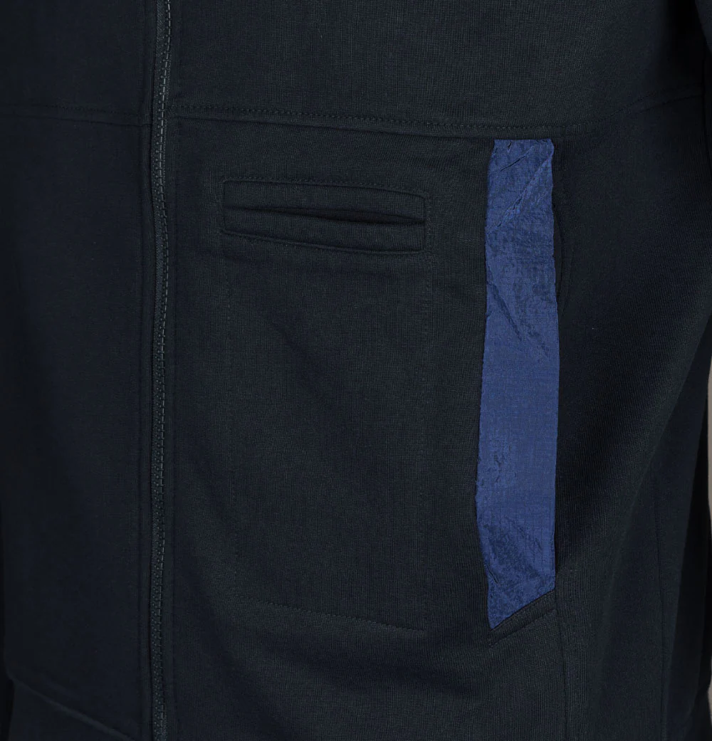 Weekend Offender Miocic Full Zip Hooded Sweat Navy - Image 5