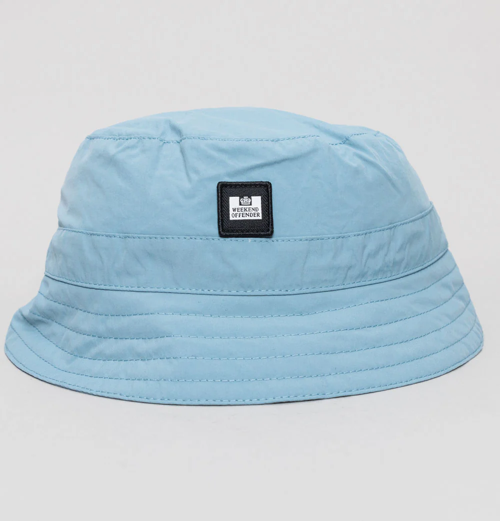 Weekend Offender Molina Packable Bucket Hat Slate Blue