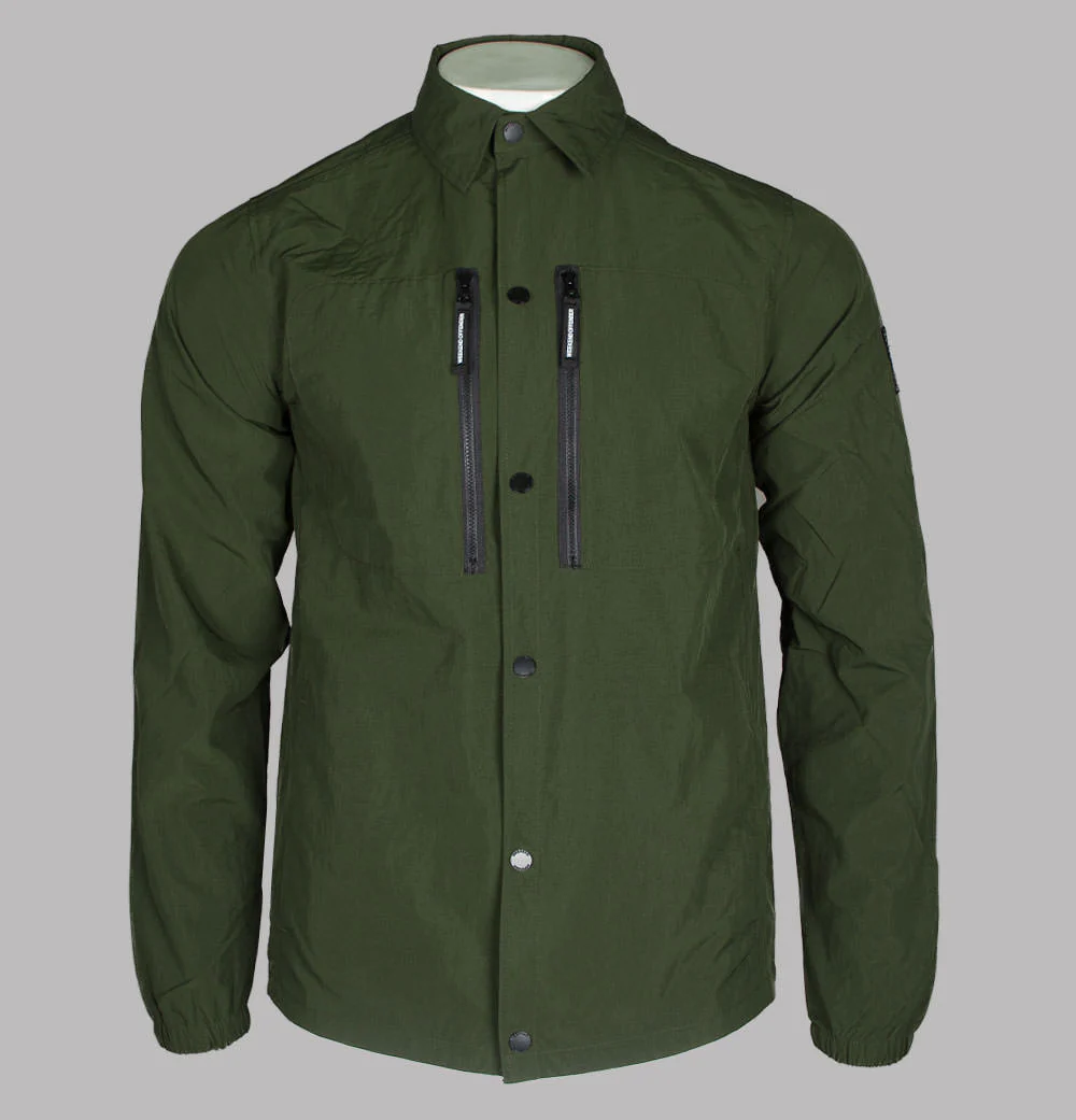 Weekend Offender Nicky Eyes Overshirt Deep Forest