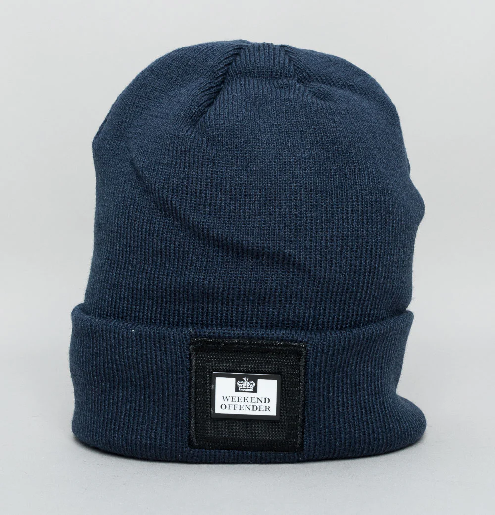Weekend Offender Pedar Beanie Navy