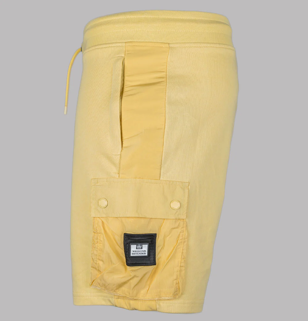 Weekend Offender Pink Sands Jog Shorts Butter