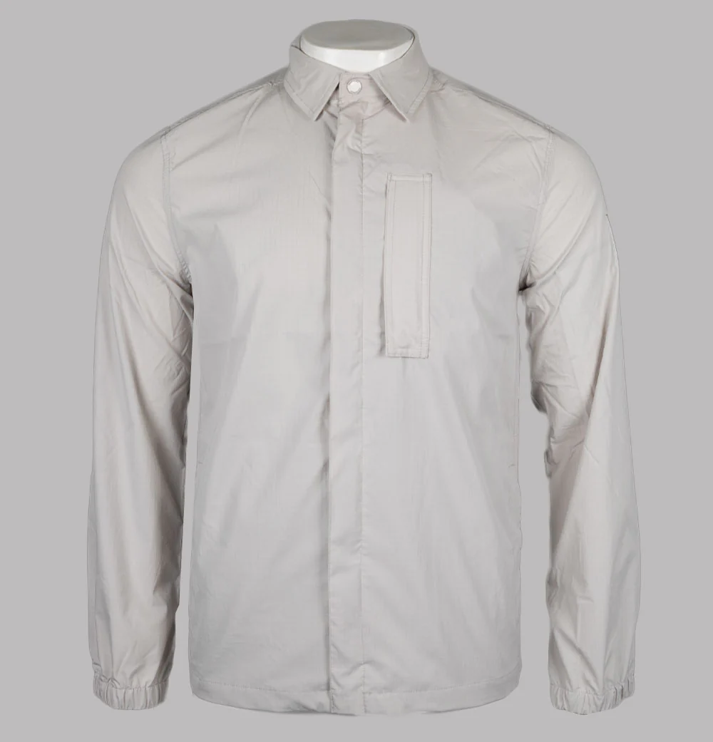Weekend Offender Porter Overshirt Dove Grey