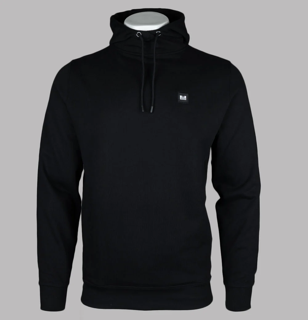 Weekend Offender Ribbe Hoodie Black