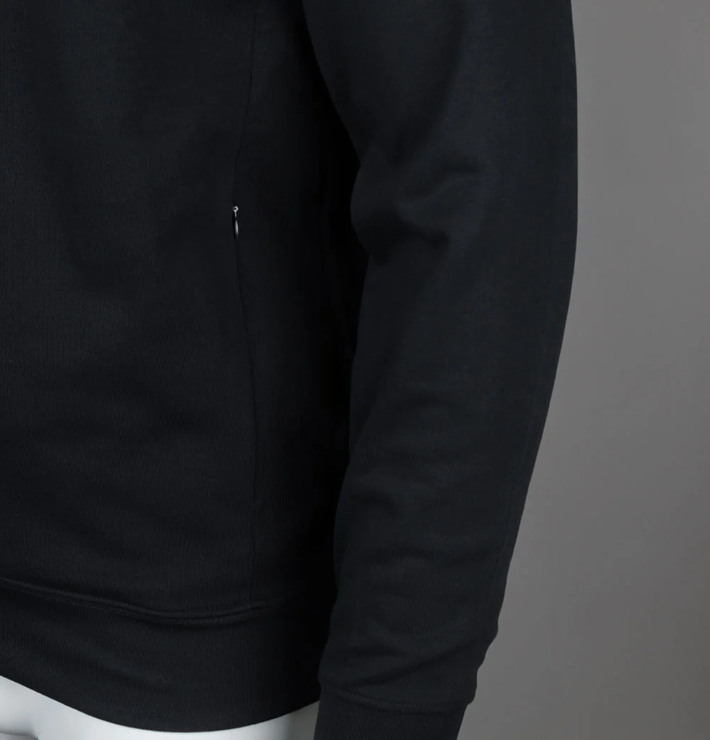 Weekend Offender Ribbe Hoodie Black - Image 5