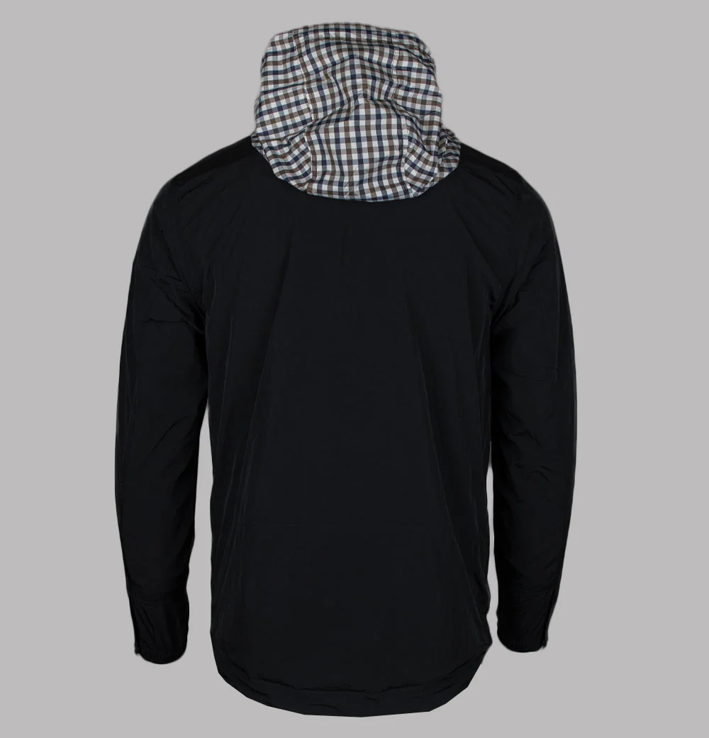 Weekend Offender Saunders Mid Check Parachute Jacket Black - Image 2