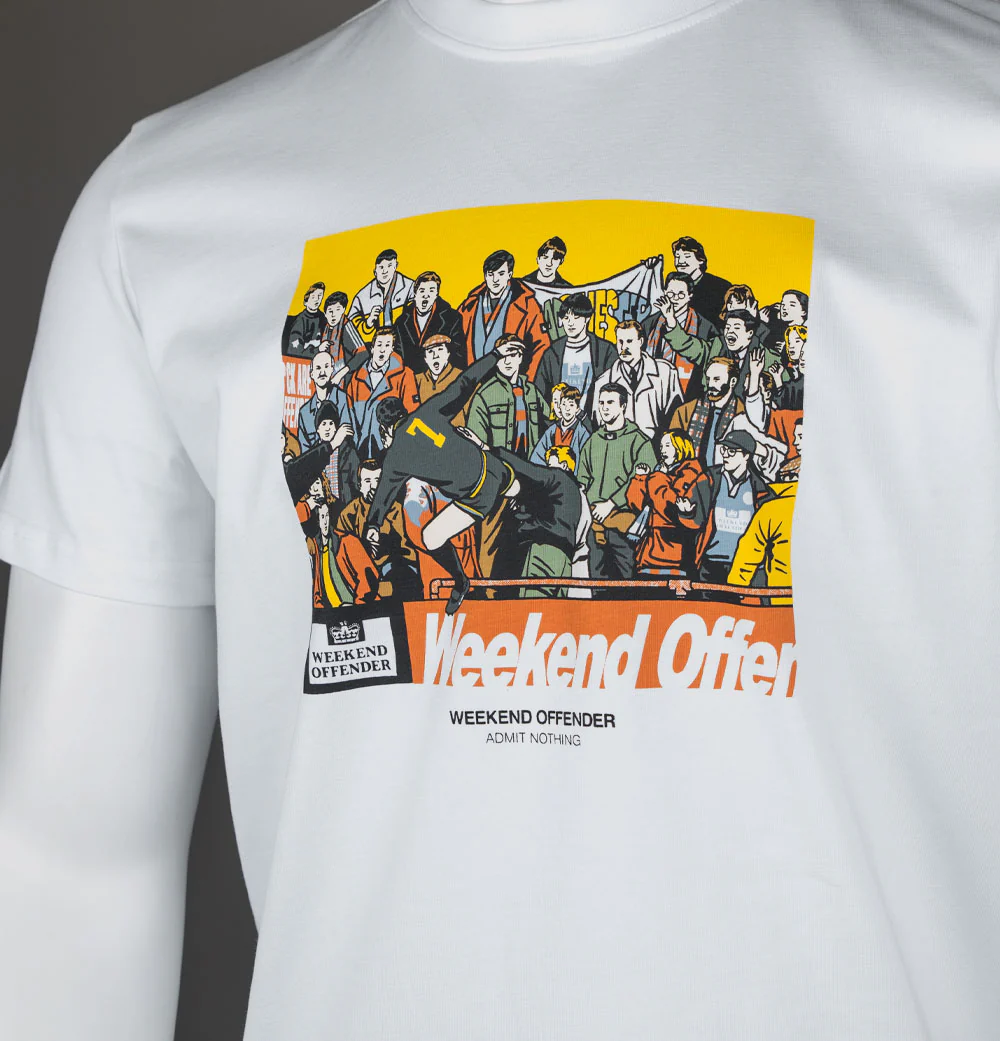Weekend Offender Selhurst Graphic T-Shirt White - Image 3