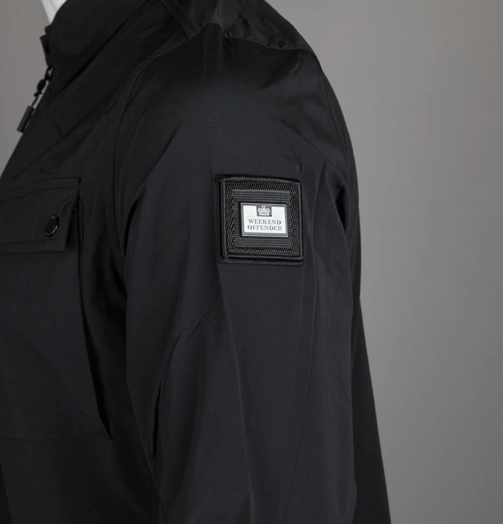 Weekend Offender Southbank Overshirt Black - Image 4