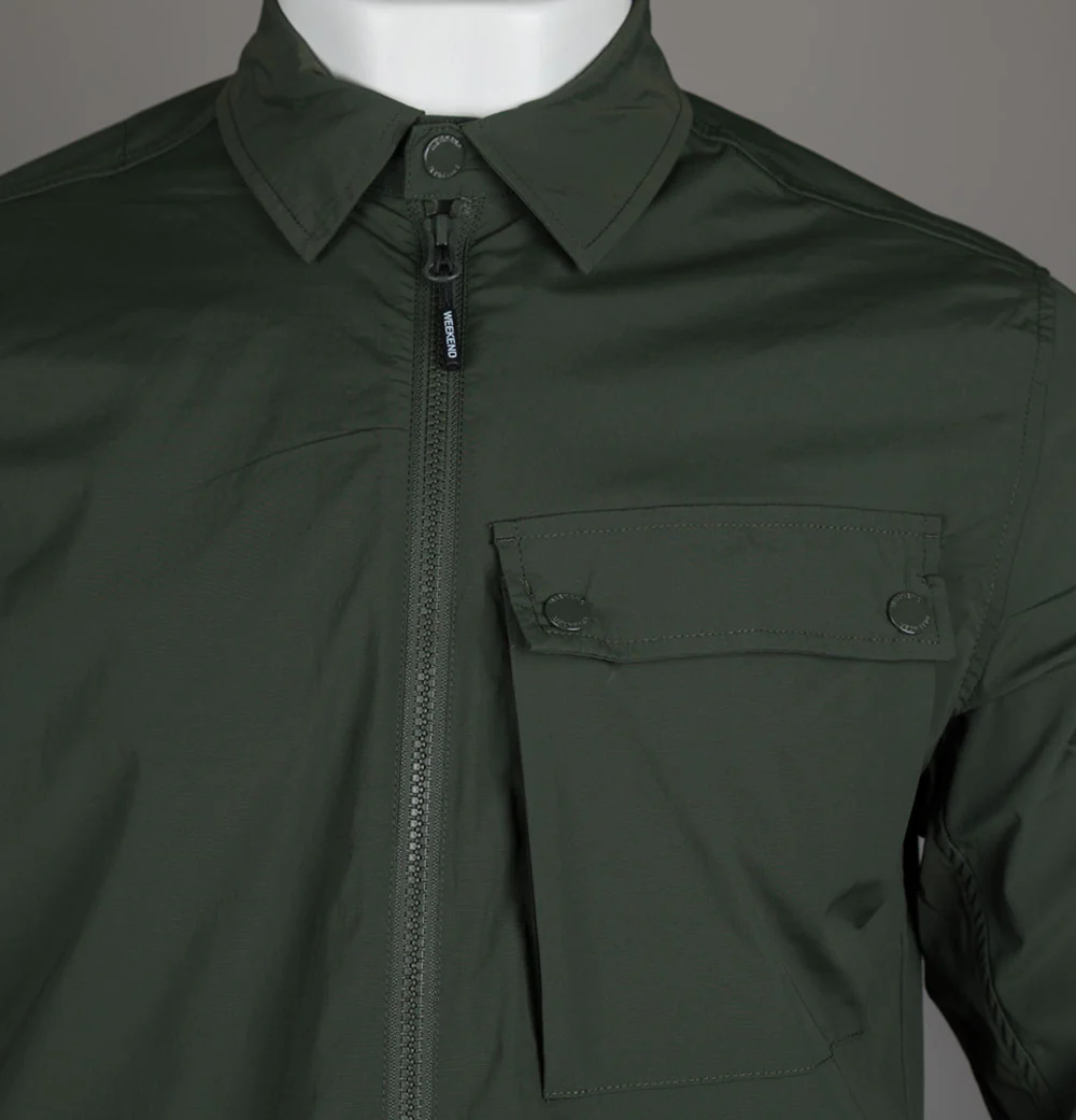 Weekend Offender Southbank Overshirt Black Forest - Image 3