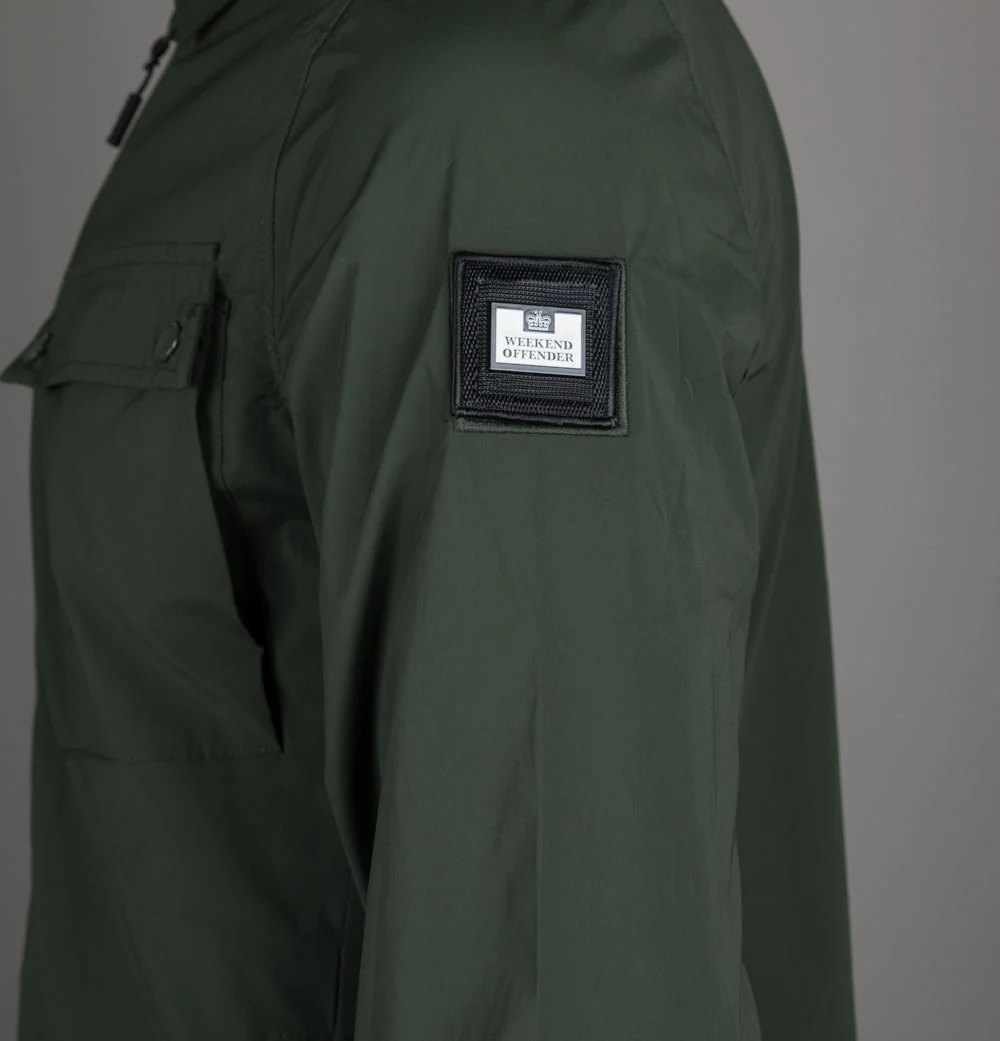Weekend Offender Southbank Overshirt Black Forest - Image 4
