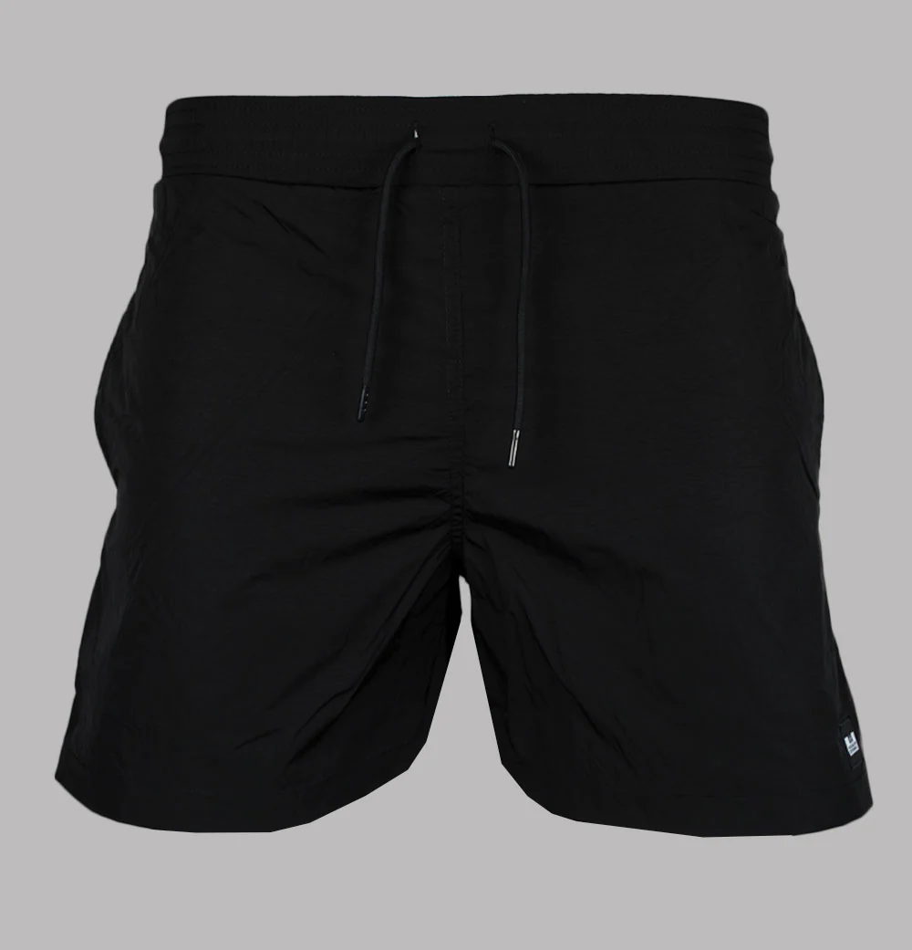 Weekend Offender Stacks Swim Shorts Black - Image 2