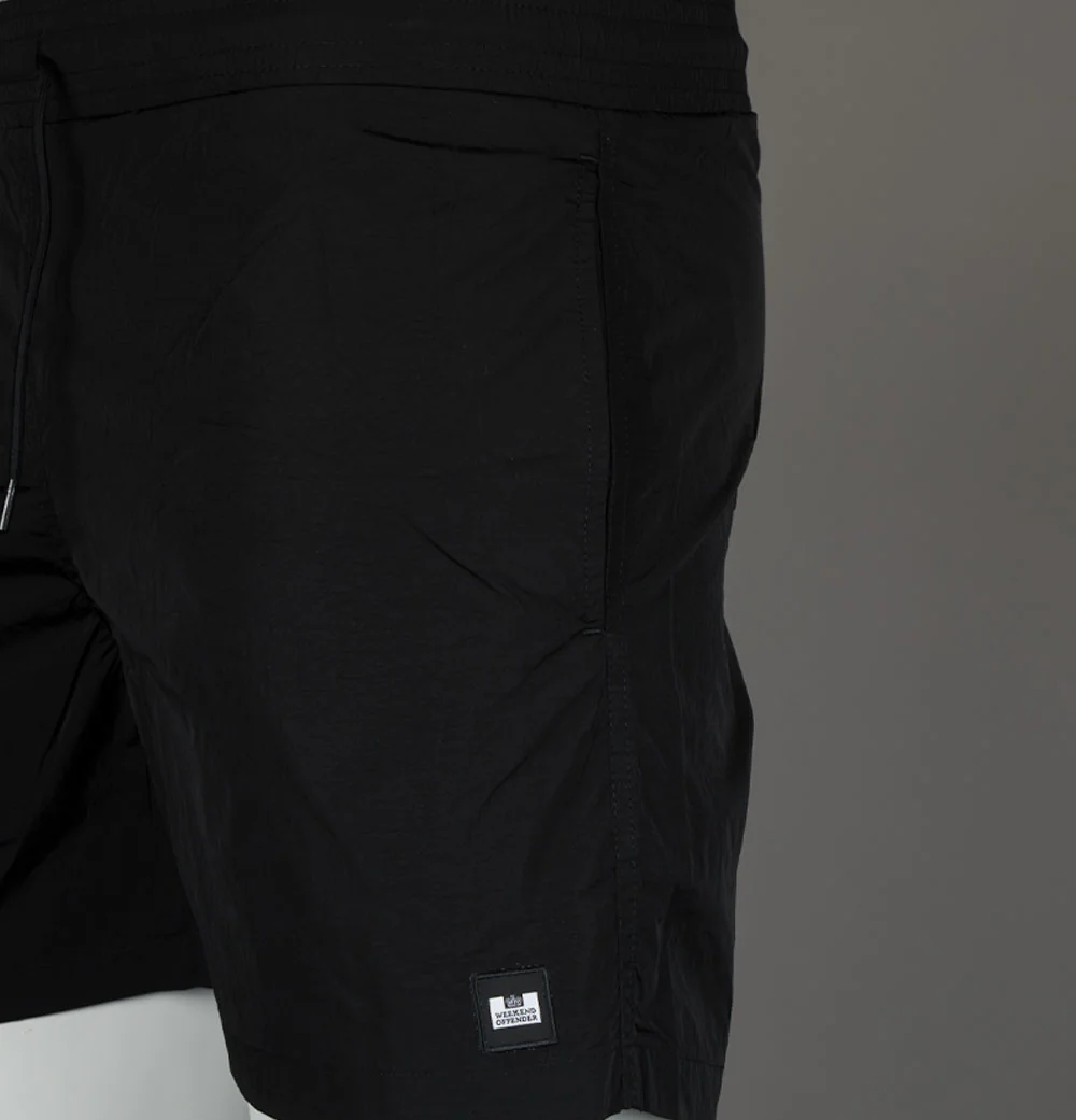 Weekend Offender Stacks Swim Shorts Black - Image 5