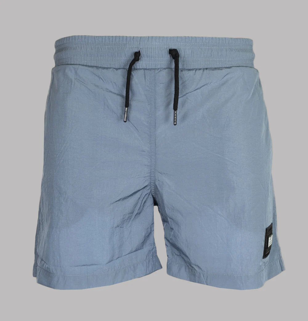 Weekend Offender Stacks Swim Shorts Steel Blue - Image 2